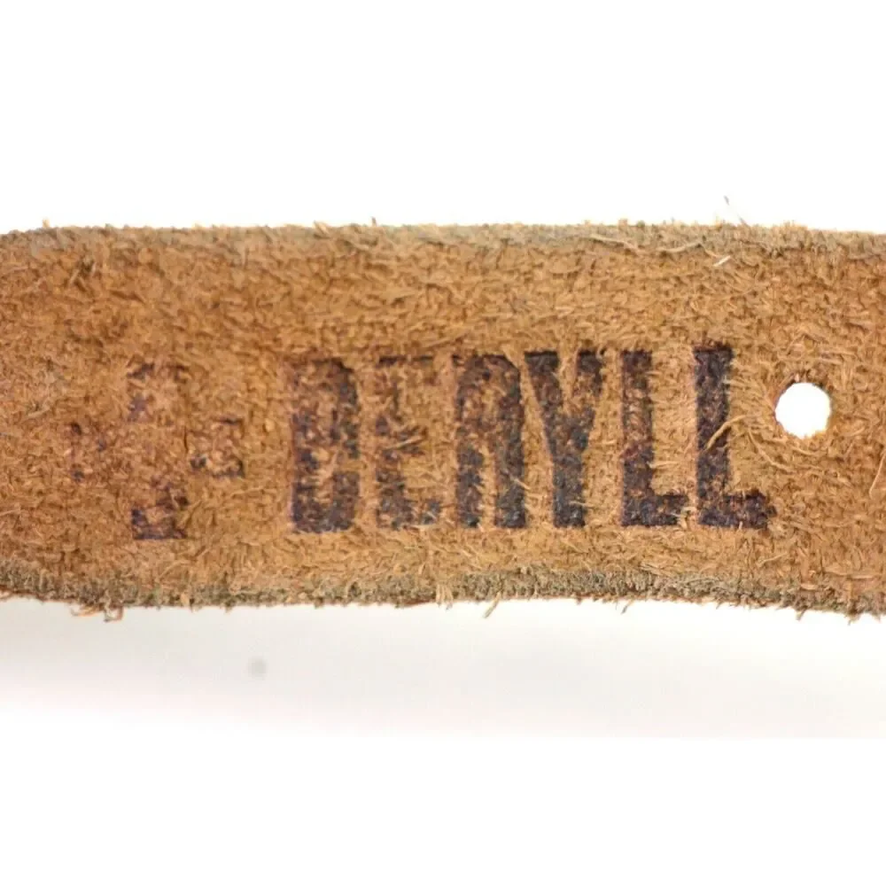 Beryll BROWN REAL LEATHER 1 1/8